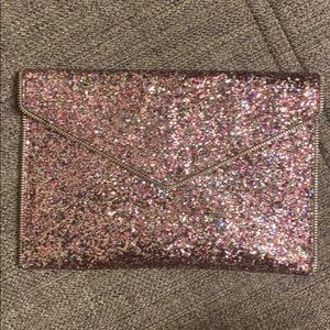 Rebecca Minkoff Glitter Envelope Clutch